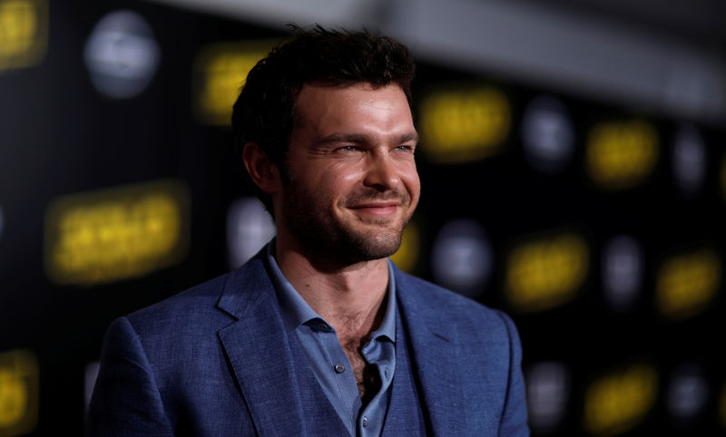 © Reuters. Ator Alden Ehrenreich na pré-estreia de "Han Solo: Uma História Star Wars" em Paris