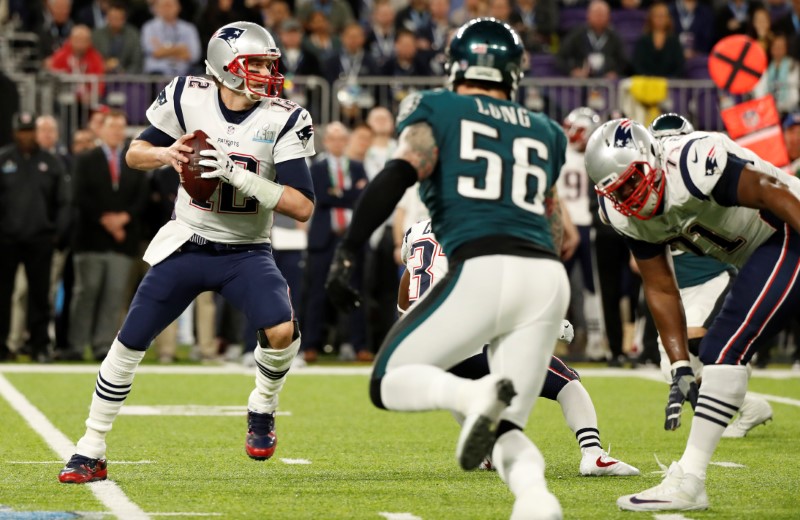 © Reuters. Philadelphia Eagles v New England Patriots - Super Bowl LII