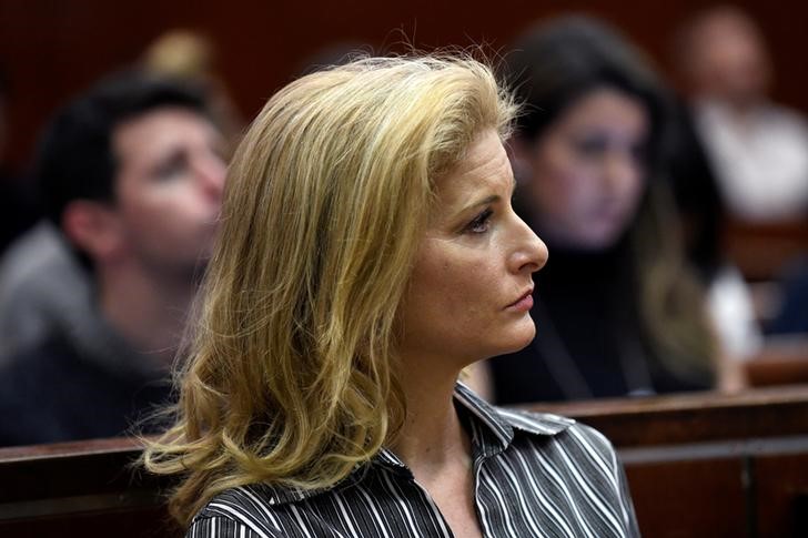 © Reuters. Summer Zervos durante audiência em Nova York