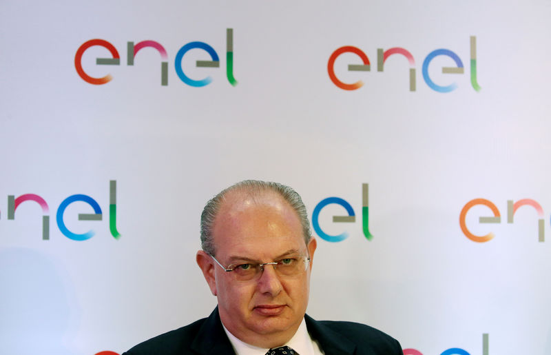 © Reuters. Carlo Zorzoli, presidente da Enel para o Brasil, durante coletiva de imprensa em São Paulo, Brasil