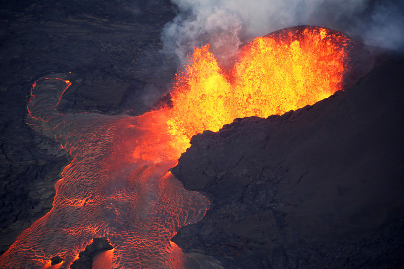 © Reuters. Erupção do vulcão Kilauea, no Havaí