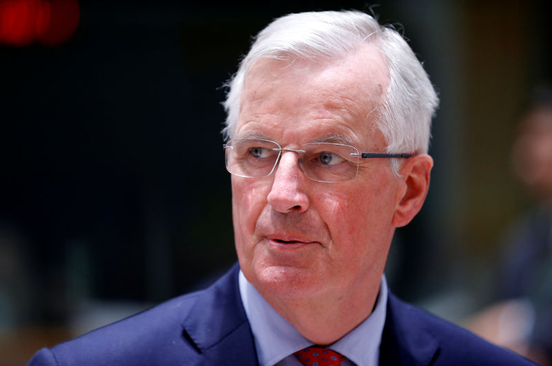 © Reuters. EU's chief Brexit negotiator Barnier attends an EU's General Affairs Council in Brussels