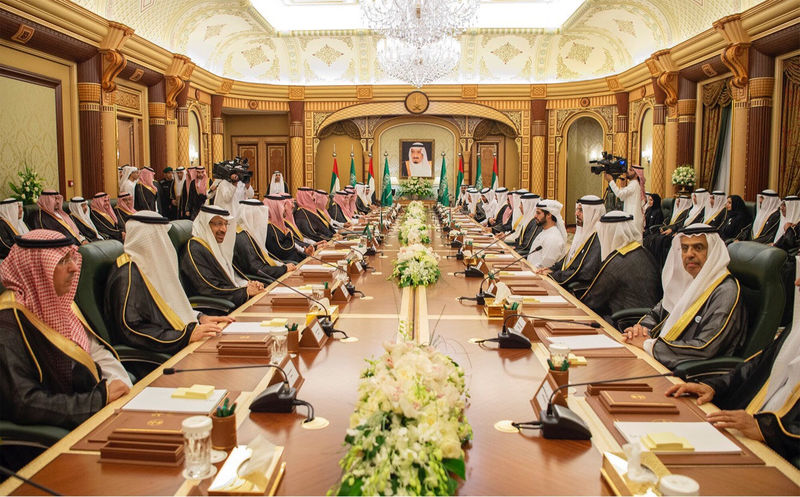 © Reuters. General view of the meeting during Saudi-UAE Summit in Jeddah