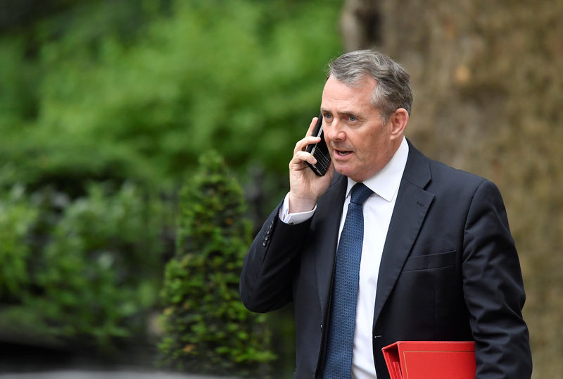 © Reuters. Britain's Secretary of State for International Trade Liam Fox leaves 10 Downing Street in London