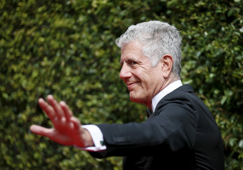 © Reuters. Apresentador de TV norte-americano e chef de cozinha Anthony Bourdain