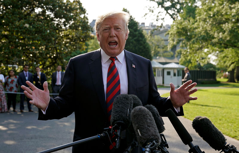 © Reuters. Presidente dos EUA, Donald Trump, na Casa Branca em Washington