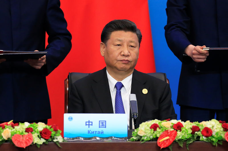 © Reuters. الصين ستقدم قروضا بقيمة 4.7 مليار دولار بموجب إطار عمل لمنظمة شنغهاي