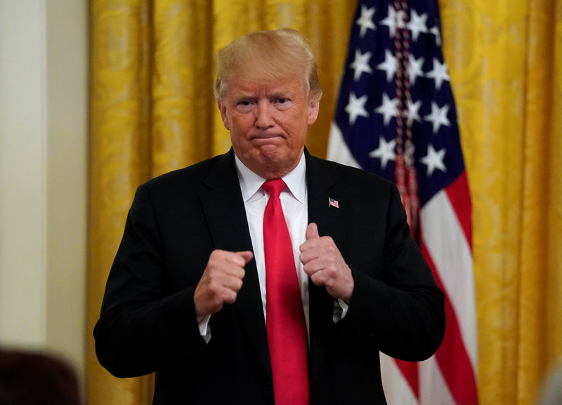 © Reuters. El presidente de Estados Unidos, Donald Trump, en un evento en la Casa Blanca en Washington