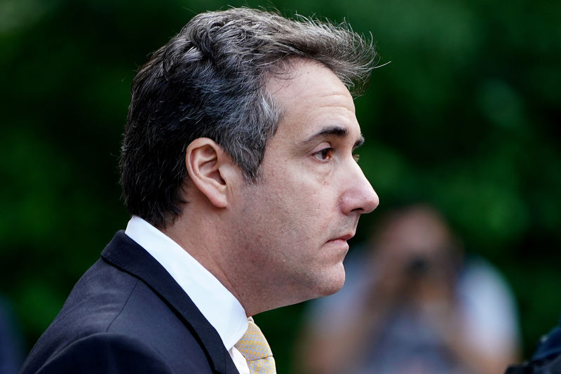 © Reuters. Advogado Michael Cohen deixa tribunal em Nova York