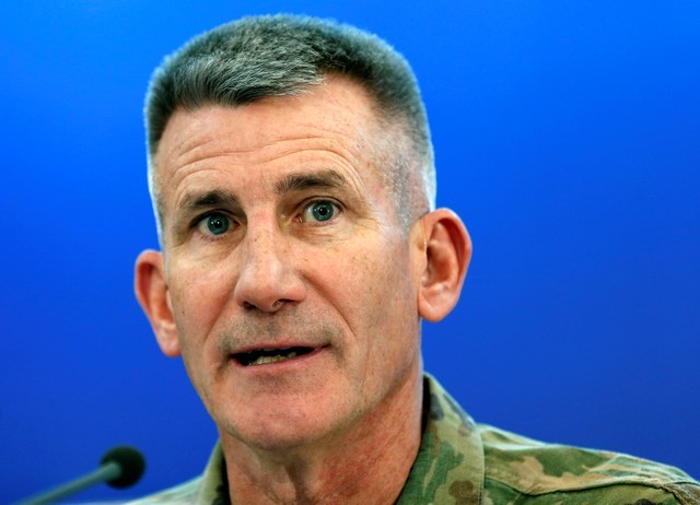 © Reuters. جنرال أمريكي يرى تقدما في أفغانستان رغم تزايد هجمات طالبان