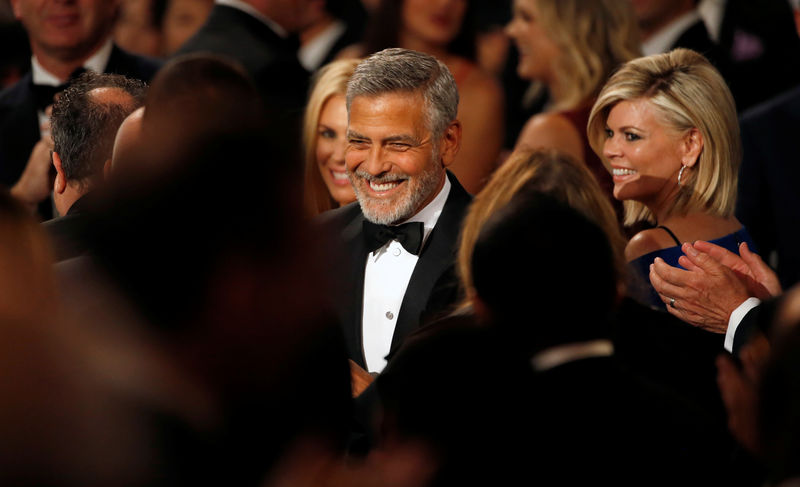 © Reuters. Ator George Clooney durante cerimônia de premiação em Los Angeles