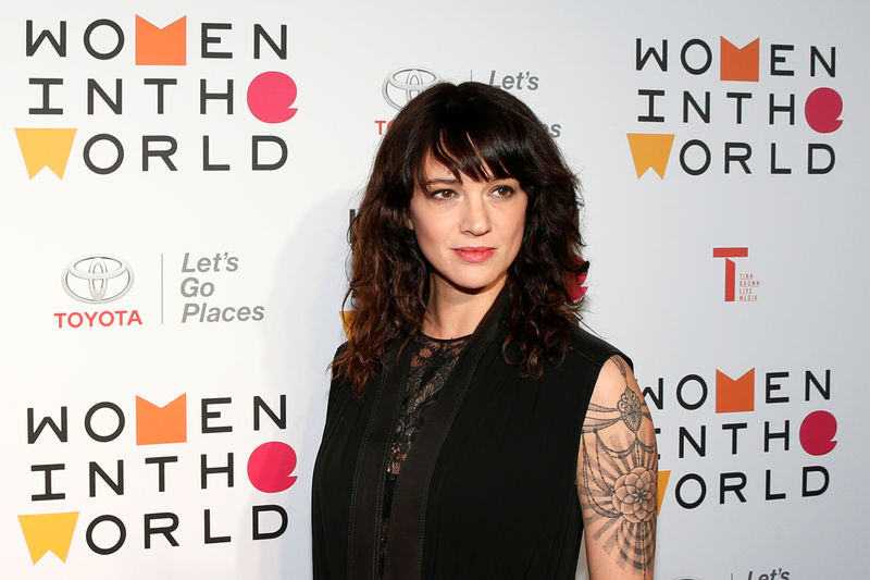 © Reuters. Asia Argento chega a evento em Nova York, Estados Unidos