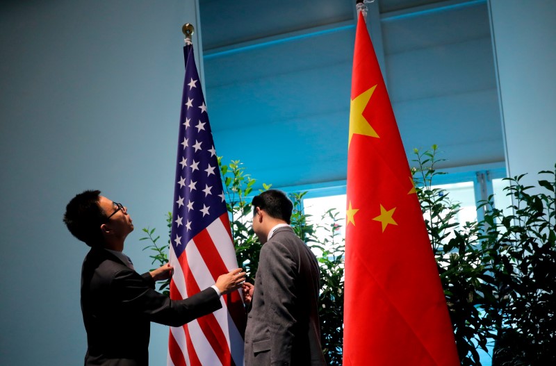 © Reuters. مصادر: كثير من التفاصيل وقليل من التقدم في مباحثات الصين وأمريكا التجارية