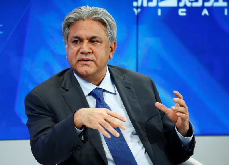 © Reuters. FILE PHOTO: Naqvi Founder and Group Chief Executive of Abraaj Group attends the annual meeting of the WEF in Davos