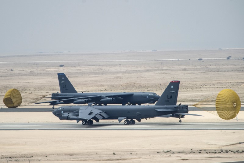 © Reuters. قطر ستوسع قاعدة العديد الجوية التي تستضيف القوات الأمريكية