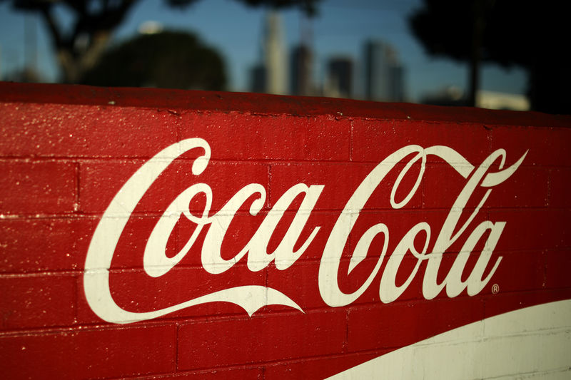 © Reuters. The Coca Cola bottling plant is seen in Los Angeles