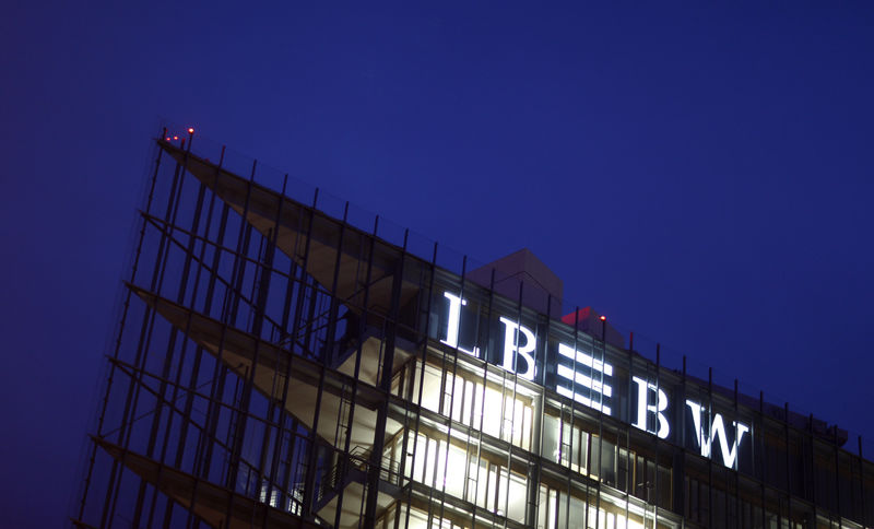 © Reuters. The headquarters of Germany's biggest landesbank, LBBW, are pictured in Stuttgart