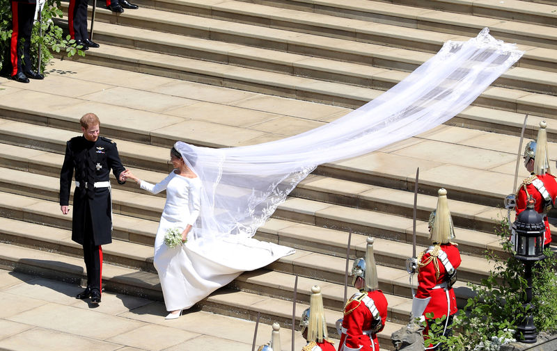 © Reuters. El vestido de boda de Meghan Markle será exhibido en el Castillo de Windsor