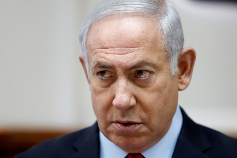 © Reuters. من مفاعل ديمونة.. نتنياهو يحذر أعداء إسرائيل من أنهم يخاطرون بالدمار