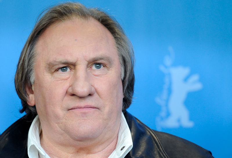 © Reuters. Ator Gérard Depardieu no Festival de Berlim