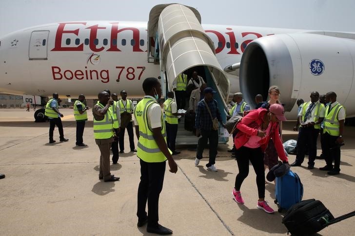 © Reuters. تشاد توقع اتفاقية مع الخطوط الجوية الإثيوبية لإطلاق ناقلة  وطنية