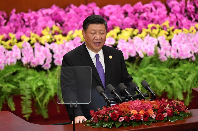 © Reuters. رئيس الصين يعرض 60 مليار دولار تمويلا لأفريقيا ويقول لا للمشروعات "عديمة الجدوى"