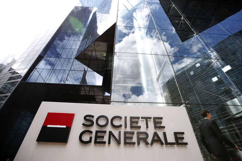 © Reuters. USA: SOCGEN ENGAGE DES DISCUSSIONS "PLUS ACTIVES" SUR SES LITIGES