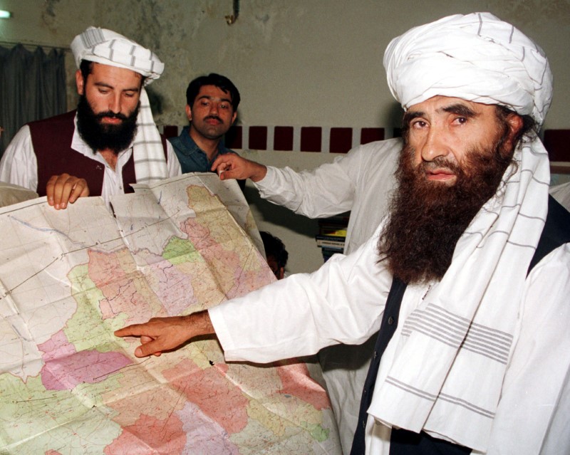© Reuters. طالبان تعلن وفاة مؤسس شبكة حقاني الأفغانية المتشددة