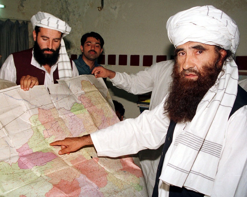 © Reuters. Muere fundador de la red insurgente afgana Haqqani - Talibanes