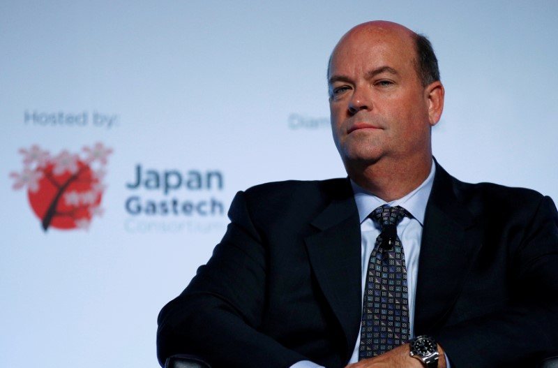 © Reuters. FILE PHOTO: ConocoPhillips CEO Ryan Lance attends Gastech, the world's biggest expo for the gas industry, in Chiba