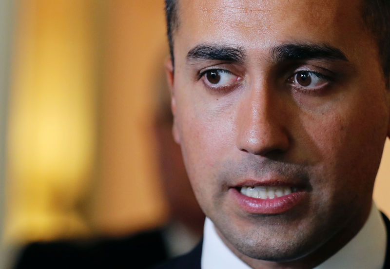 © Reuters. Il vicepremier Luigi Di Maio