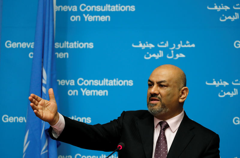 © Reuters. اليمن يتهم الحوثيين بمحاولة تخريب محادثات السلام
