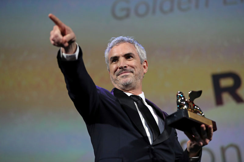 © Reuters. (روما) للمخرج ألفونسو كوارون يفوز بالأسد الذهبي في مهرجان البندقية السينمائي