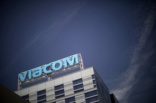 © Reuters. FILE PHOTO The Viacom office is seen in Hollywood, Los Angeles