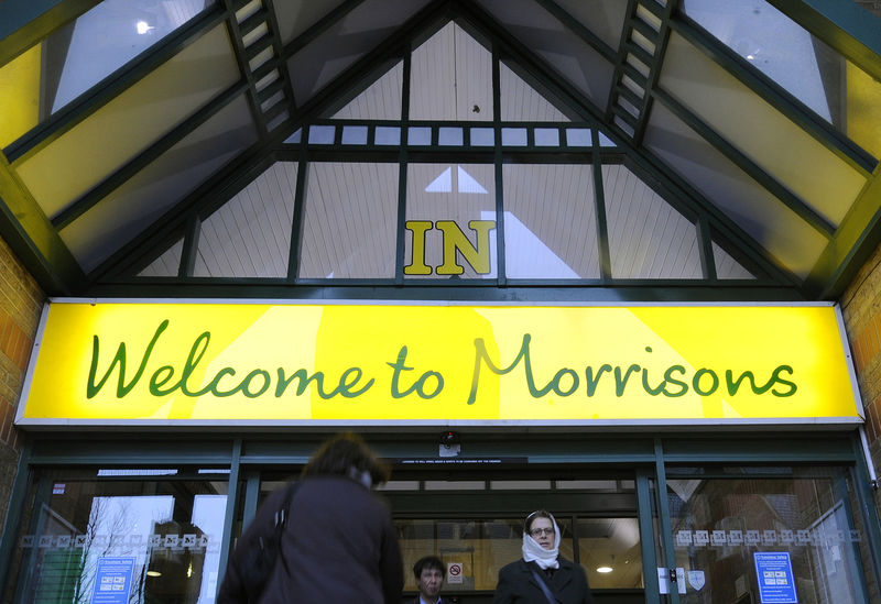 © Reuters. MORRISONS FAIT MIEUX QUE PRÉVU