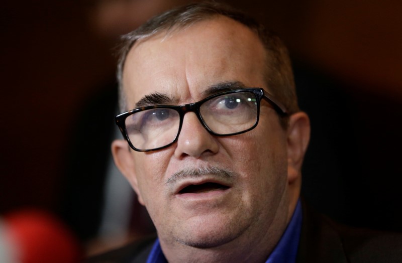 © Reuters. Ex-líder da Farc Rodrigo Londoño