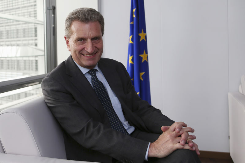 © Reuters. Alemán en la Comisión Europea, a favor de un presidente francés del BCE después de Draghi