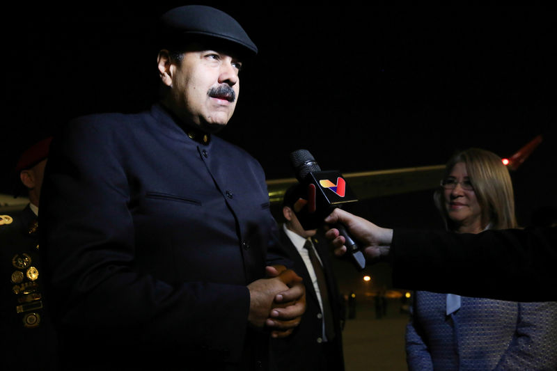 © Reuters. Presidente da Venezuela, Nicolás Maduro, concede entrevista em Pequim