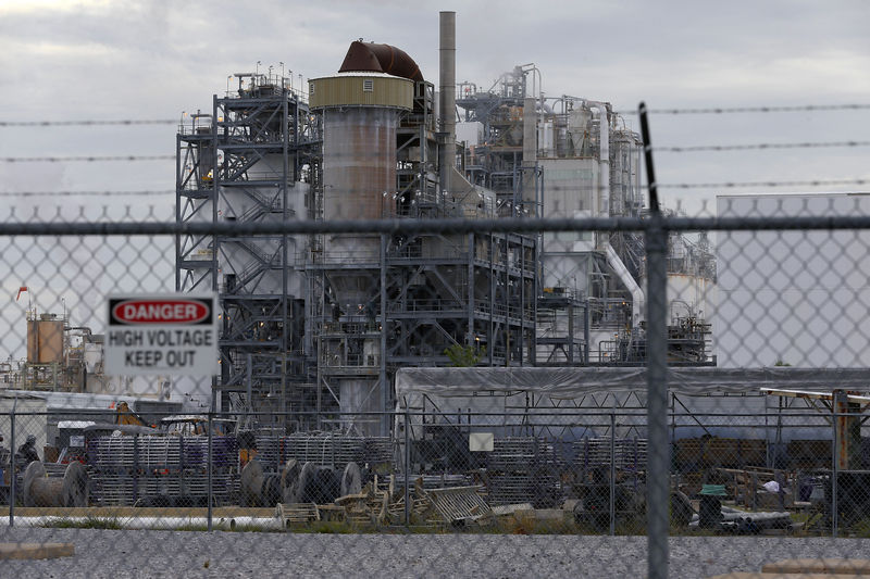 © Reuters. Planta industrial em West Lake, Louisiana, nos EUA