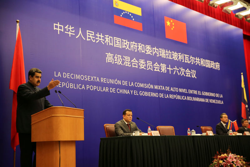 © Reuters. Presidente da Venezuela, Nicolás Maduro, durante evento em Pequim