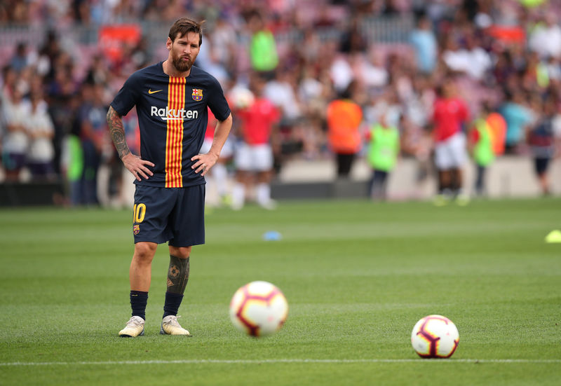 © Reuters. La ausencia de Messi en la selección argentina es buena para el Barcelona, dice Valverde