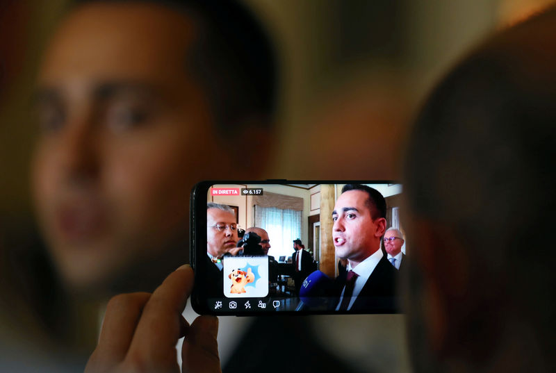 © Reuters. Il vice premier Luigi Di Maio