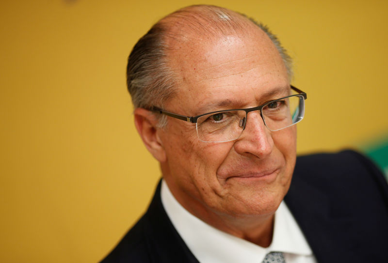 © Reuters. Alckmin durante entrevista em Brasília