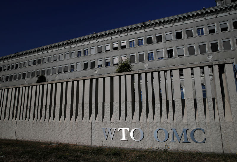 © Reuters. The World Trade Organization (WTO) headquarters are pictured in Geneva