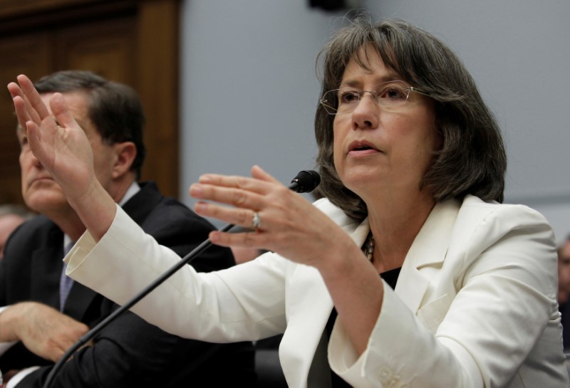 Â© Reuters. Former FDIC director Sheila Bair testifies before a House Financial Services Committee hearing in Washington
