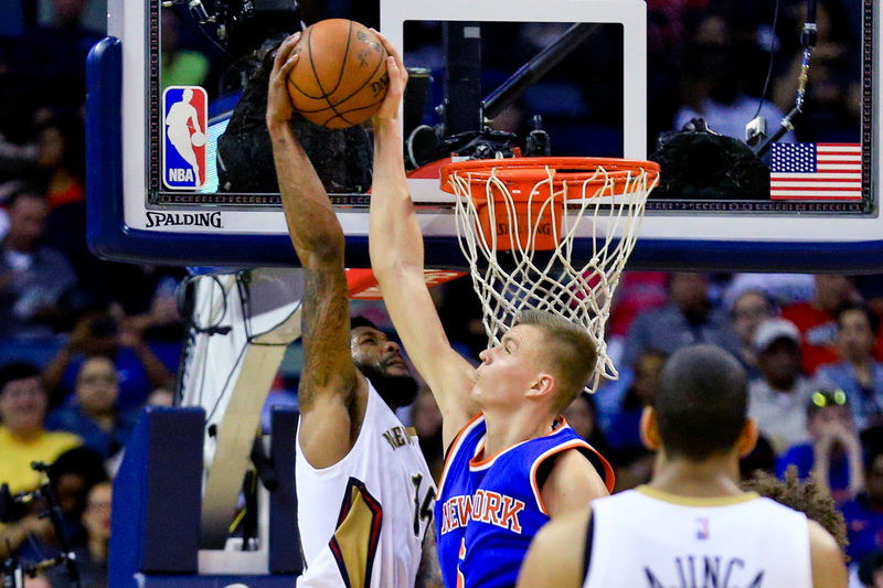 © Reuters. FILE PHOTO: NBA: New York Knicks at New Orleans Pelicans