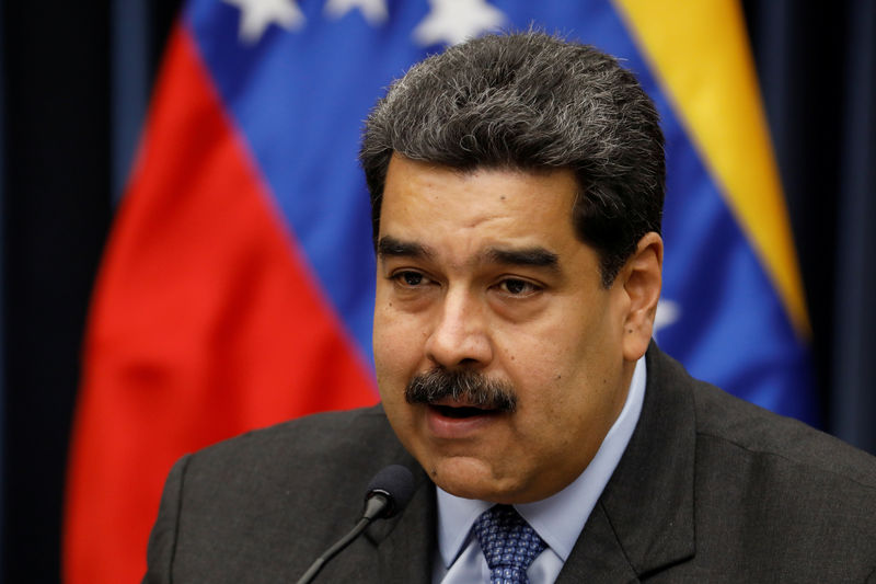© Reuters. Presidente da Venezuela, Nicolás Maduro, durante entrevista coletiva em Caracas