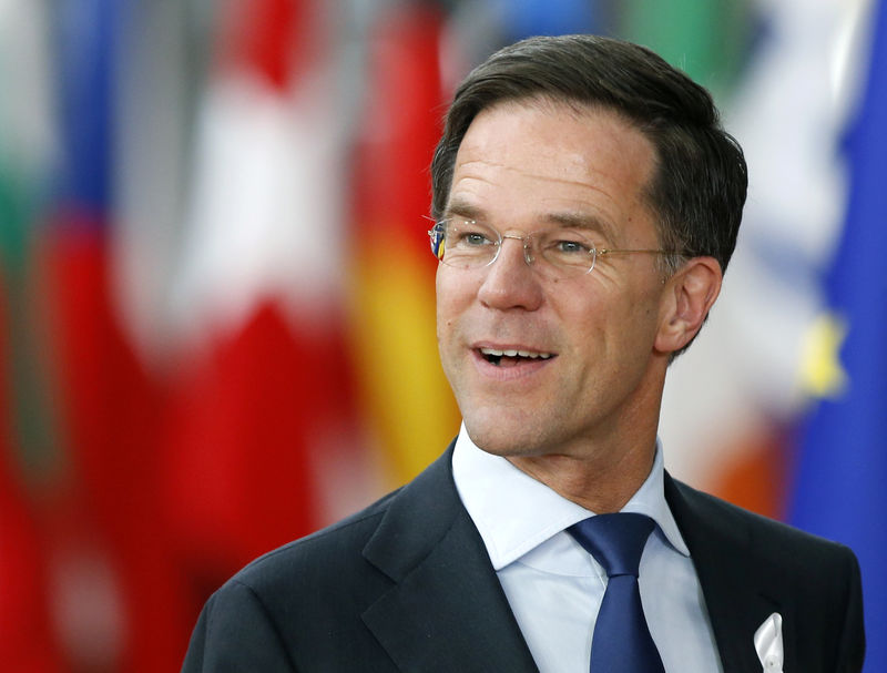 © Reuters. FILE PHOTO: Netherlands Prime Minister Mark Rutte