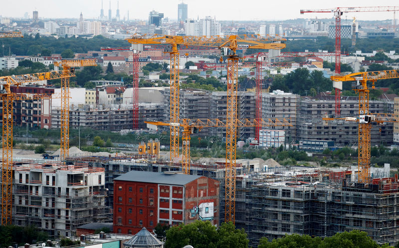 © Reuters. The 'Europacity' construction site is pictured in Berlin
