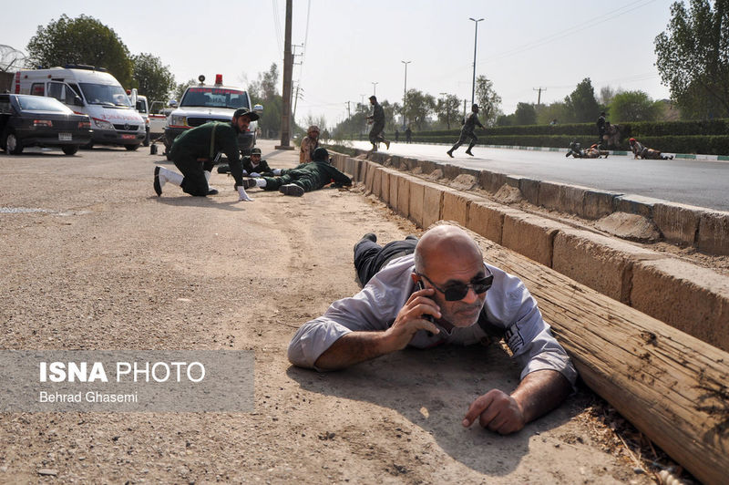 © Reuters. Irán advierte a EEUU e Israel tras el atentado en un desfile militar en Ahvaz